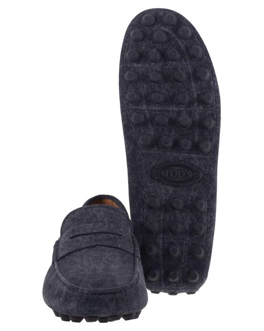 Tod's Blue Gommino Bubble Sole for men