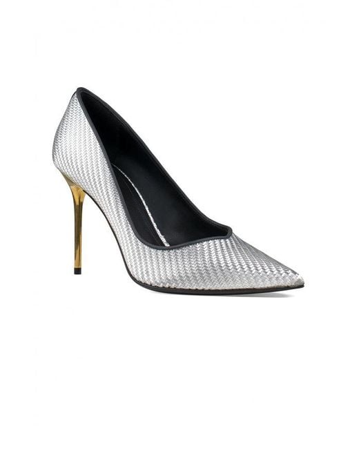 Balmain Metallic Pumps Ruby