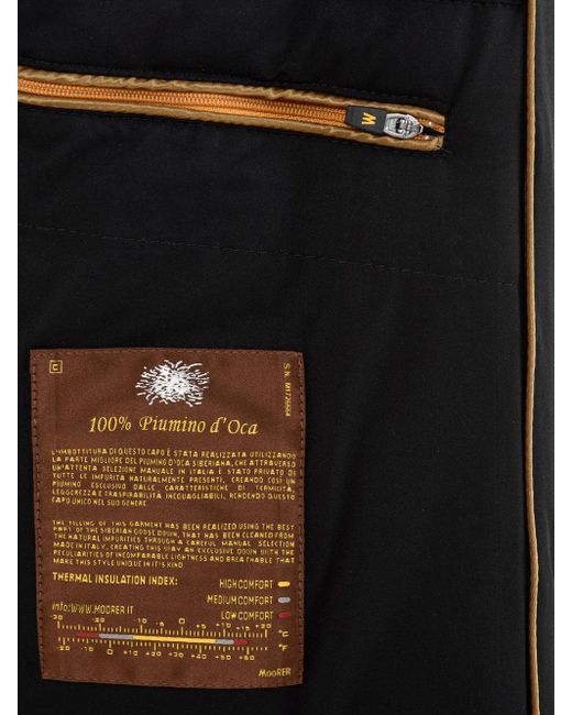 Moorer Coats in het Black voor heren