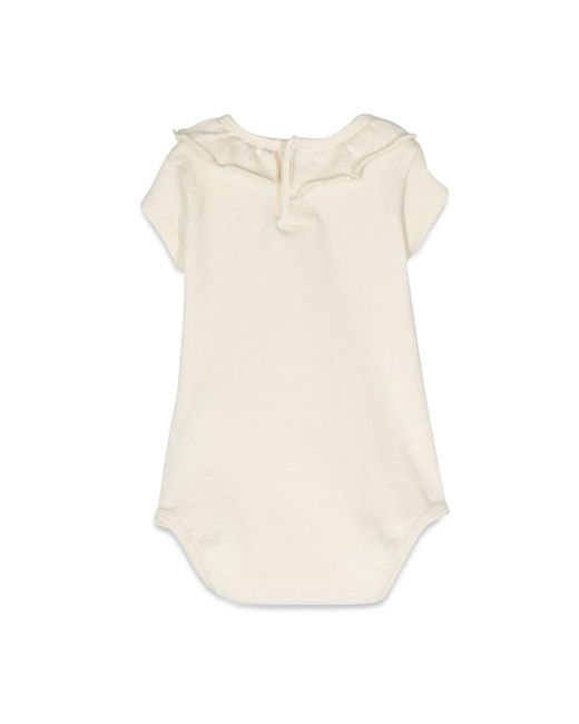 Bobo Choses White Baby Ruffle Collar Body