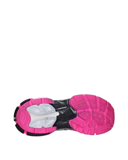 Balenciaga Purple Runner Sneakers Fabric/Fluorescent