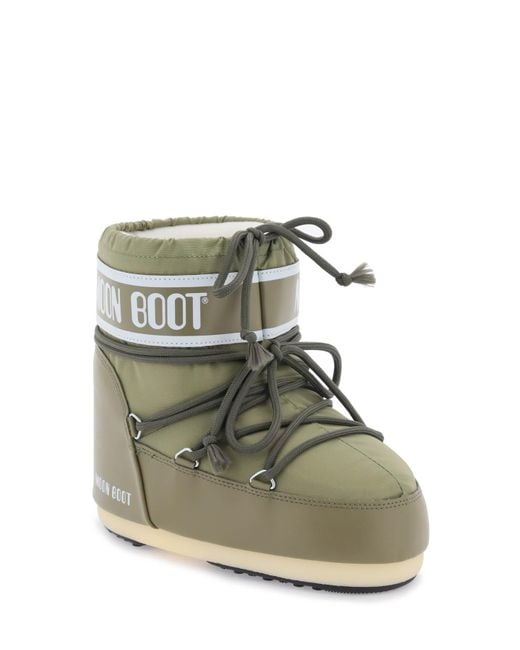 Icono de bota de luna Botas de esquí de Abres bajas Moon Boot de color Green