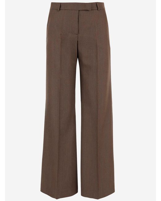 Ql2 Brown Wool Pants