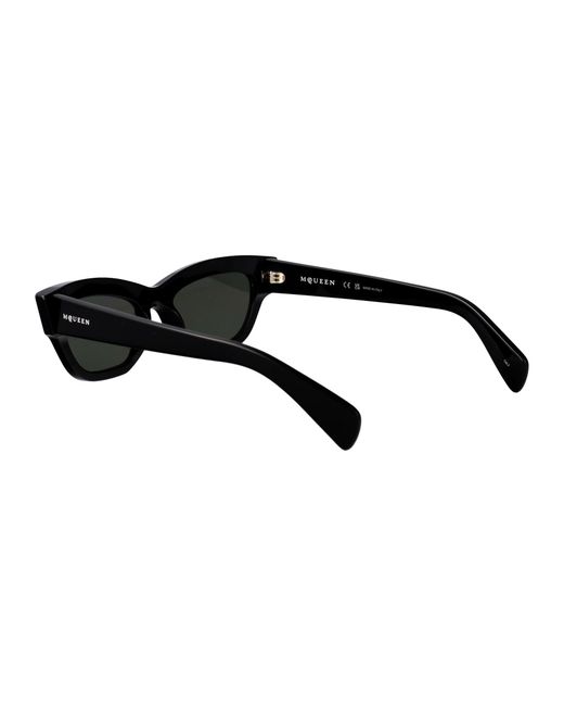 McQueen Black Acetate Sunglasses