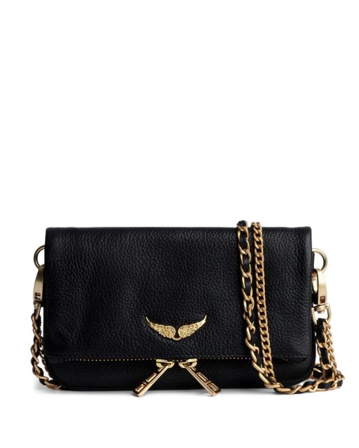 Zadig & Voltaire Black Rock Nano Grained Leather