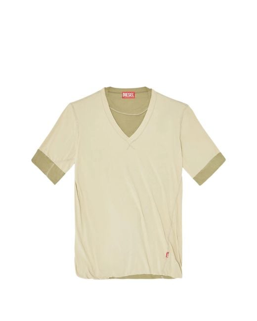 DIESEL Natural T Moody Logo T Shirt