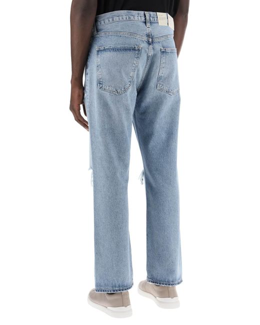 Agolde 90 's Zerstörte Jeans mit notleidenden Details in Blue für Herren