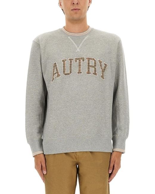 Autry Sweatshirt mit Logo in Gray für Herren