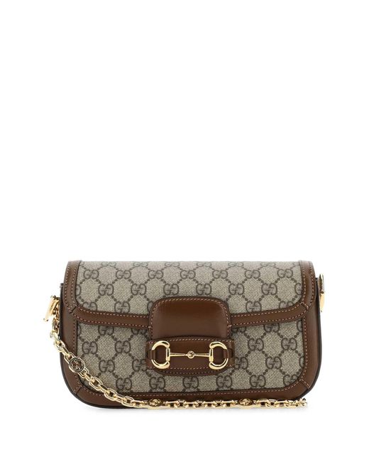 Gucci Gray Shoulder Bags