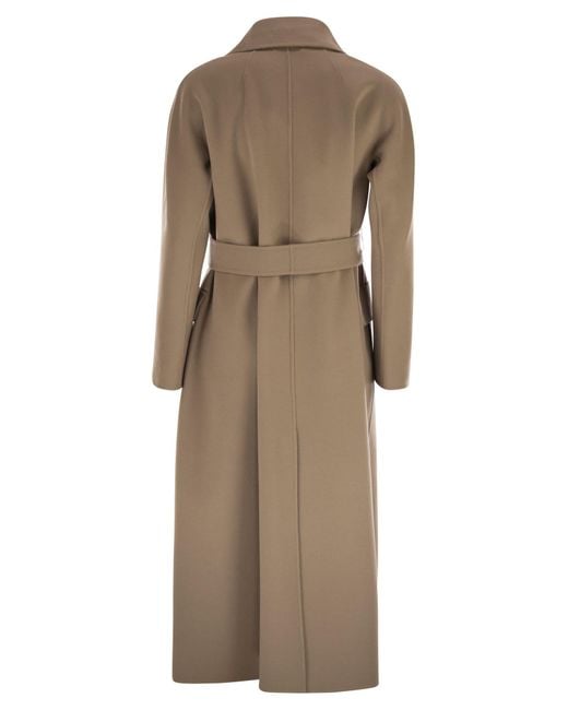 Max Mara Natural Enzo Oversized Wool Coat