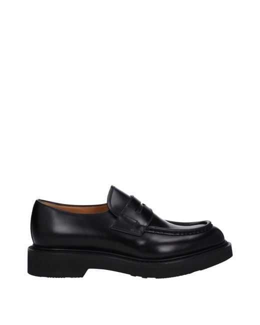 Church's Black Lynton Leather Moccasins