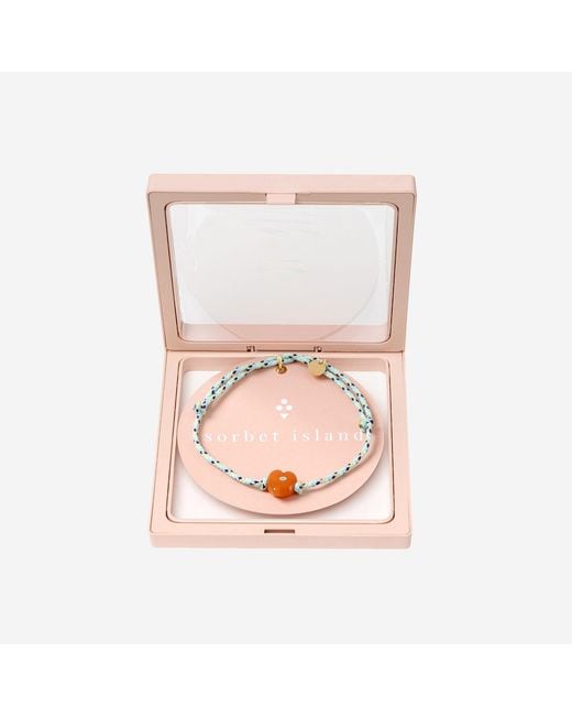 Sorbet Island Blue Guardian Bracelet With Glass Bead