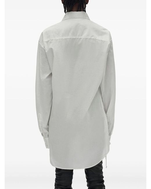 Ann Demeulemeester White Elisabeth Long High Comfort Shirt