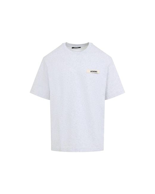 Jacquemus White Le T Shirt Grosgrain T Shirt