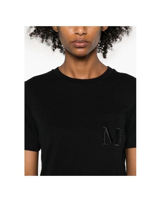 Max Mara Black Tshirt Short Sleeves