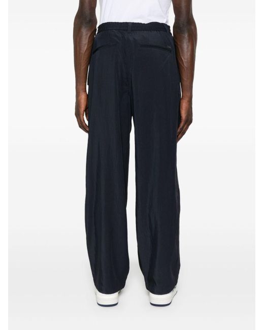 Emporio Armani Exclusive Emporio Armani Exclusieve Nylon Broek in het Blue voor heren