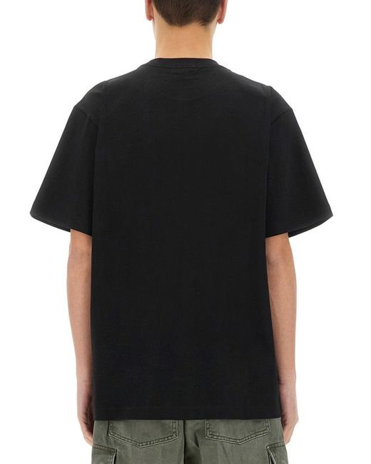 Obey Black Eyes Tshirt With Pocket for men