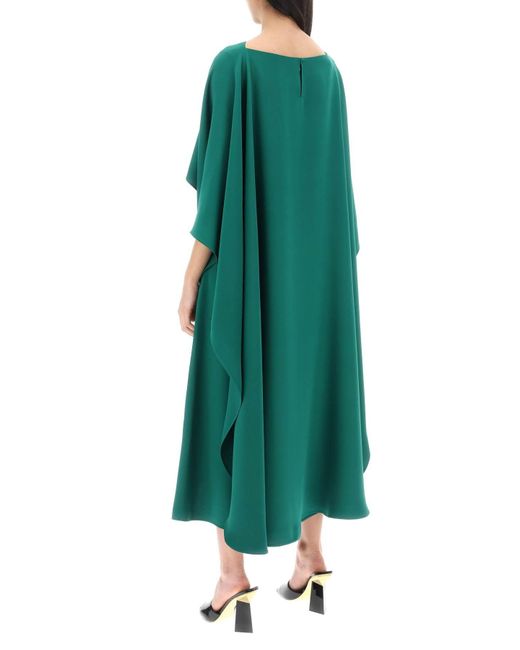 Cady Couture Cape Vestido en Valentino Garavani de color Green