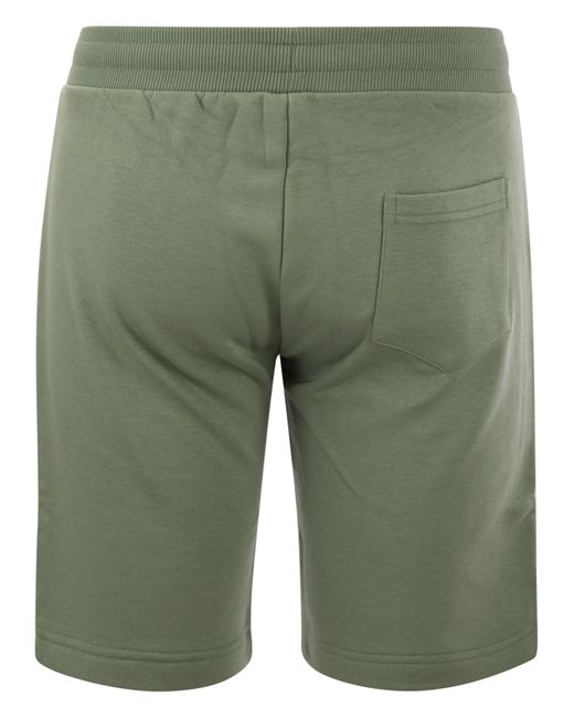 Colmar Green Plüsch -Bermuda -Shorts mit Tasche