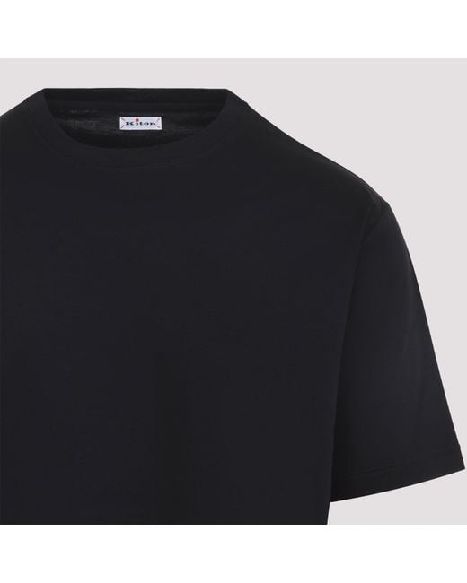 Kiton Black Milano T Shirt
