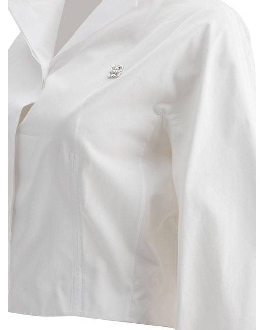 Givenchy White Chic Mini Shirt