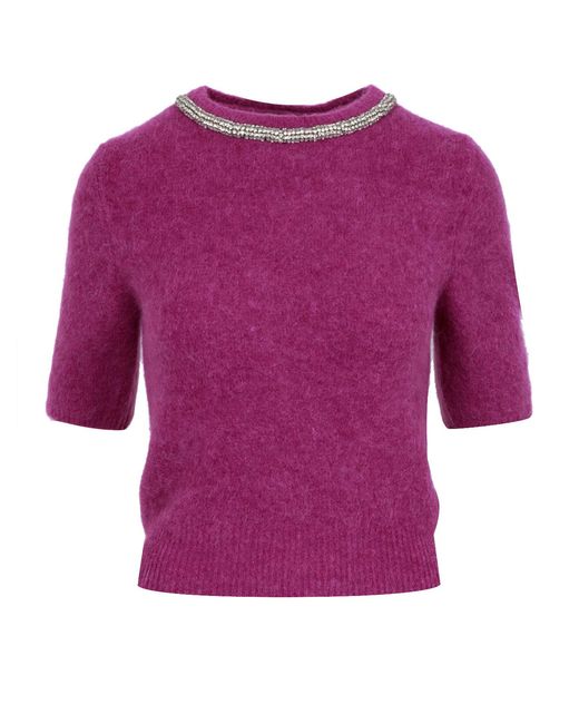 SIMONA CORSELLINI Sweaters Magenta in het Purple