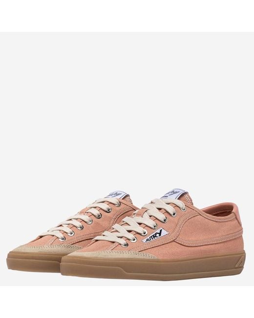 Autry Pink Sneakers Windscape Low Canvas