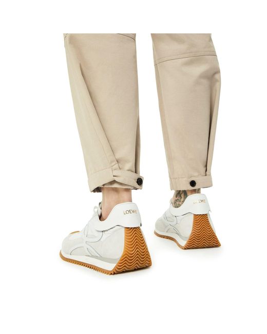 Pantalones de carga recortados Loewe de hombre de color Natural