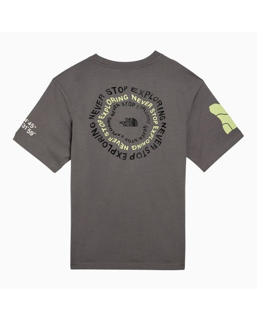 The North Face Gray T Shirt Exploring Never Stop Pearl for men