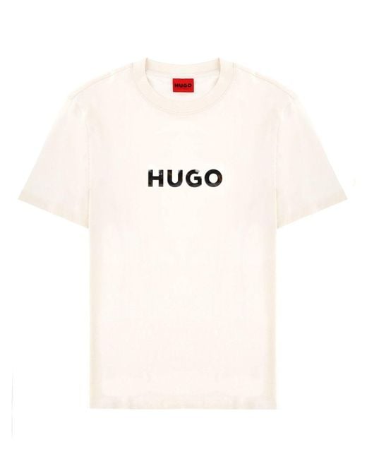 HUGO Natural Powder Cotton T-Shirt