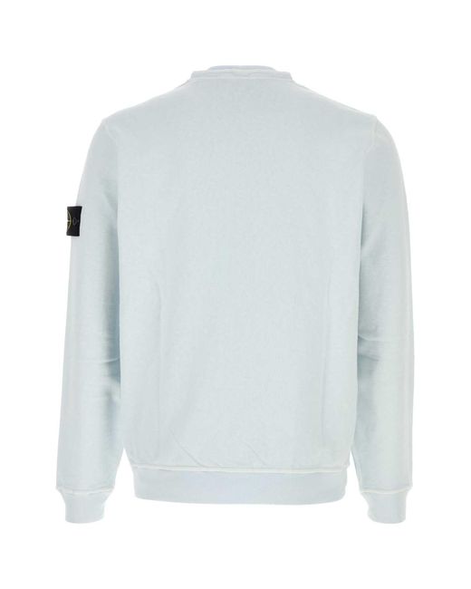 Stone Island Blue Sweatshirt