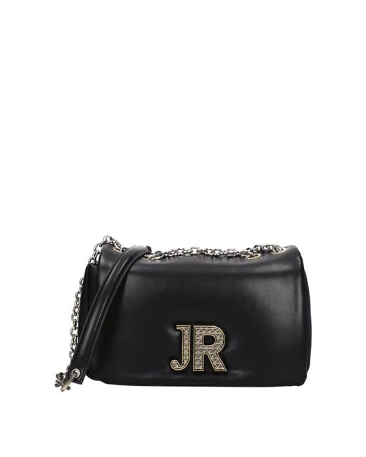 John Richmond Black Crossbody Bag Polyurethane