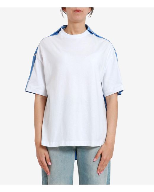 MSGM Blue T Shirts And Polos