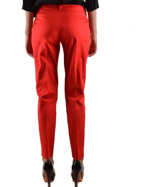 Armani Jeans Red Trousers