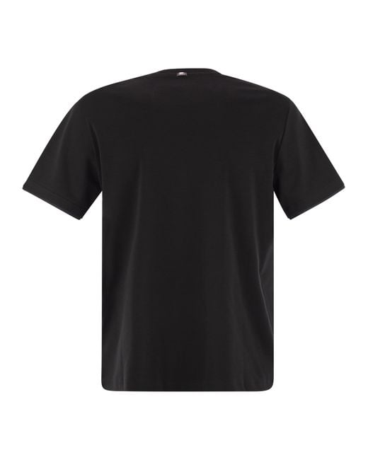 Herno Black Resort T-Shirt for men