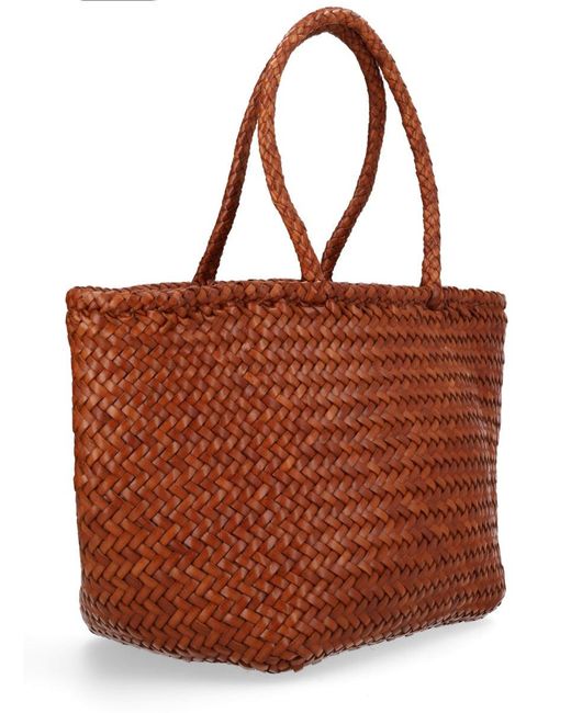 Dragon Diffusion Brown Small "Grace Basket" Bag