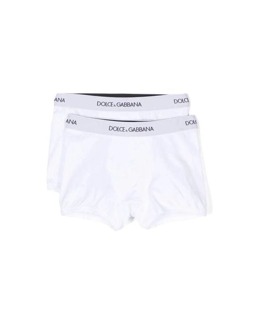 Dolce & Gabbana White Bi-Pack Boxer