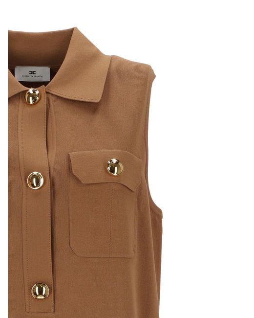 Elisabetta Franchi Black Abito Di Maglia