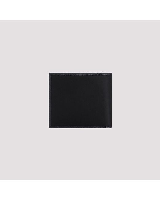 Prada Black Sleek Mini Wallet For Modern for men