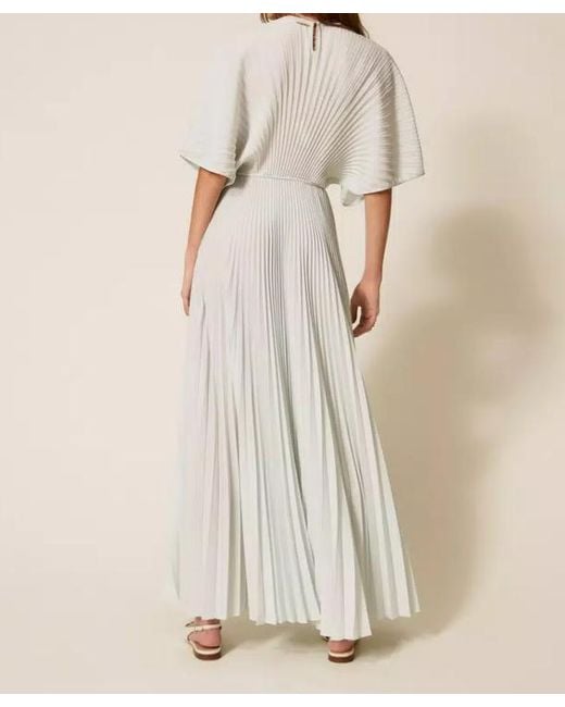 Twinset Natural Long Dress