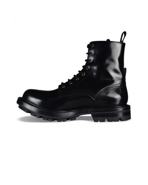 McQueen Black Wander Boots for men