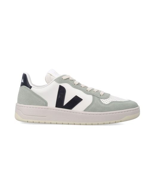 Veja Multicolor V-10 Leather Sneakers