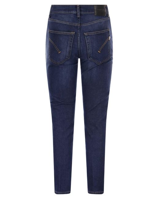 Dondup Blue Daila Organic Stretch Denim Jeans