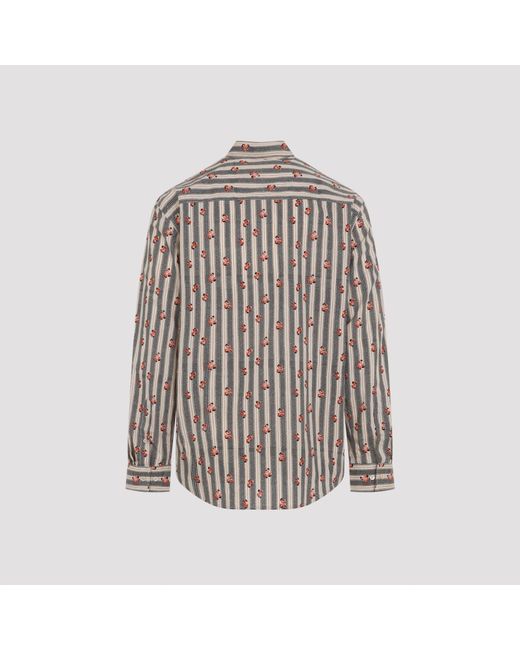 Dries Van Noten Gray Caper Shirt for men