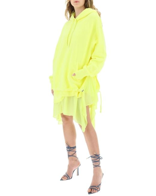 Robe surdimensionnée «d rôle» DIESEL en coloris Yellow