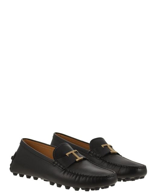 Tod's Black Bubble T Timeless Leather