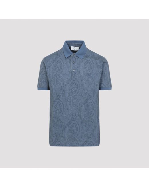 Etro Blue Polo Roma