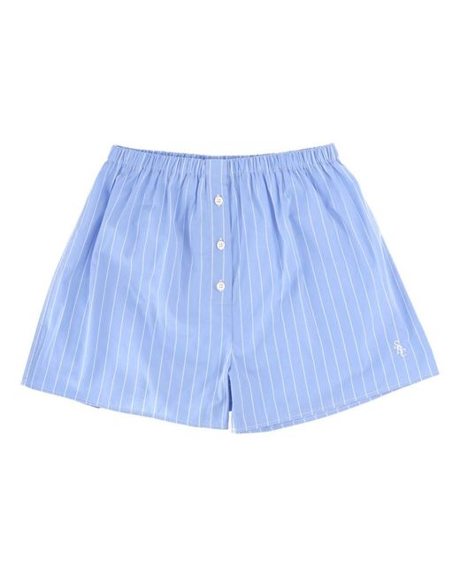 SPORTY&RICH Blue "Mini Boxers" Shorts