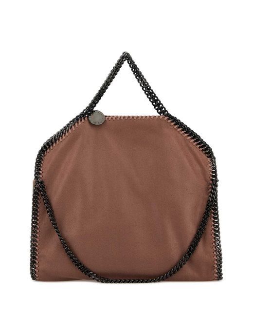 Stella McCartney Brown Antiqued Shaggy Deer Medium Falabella Handbag