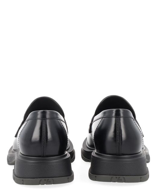 Gucci Gray Leather Loafer for men